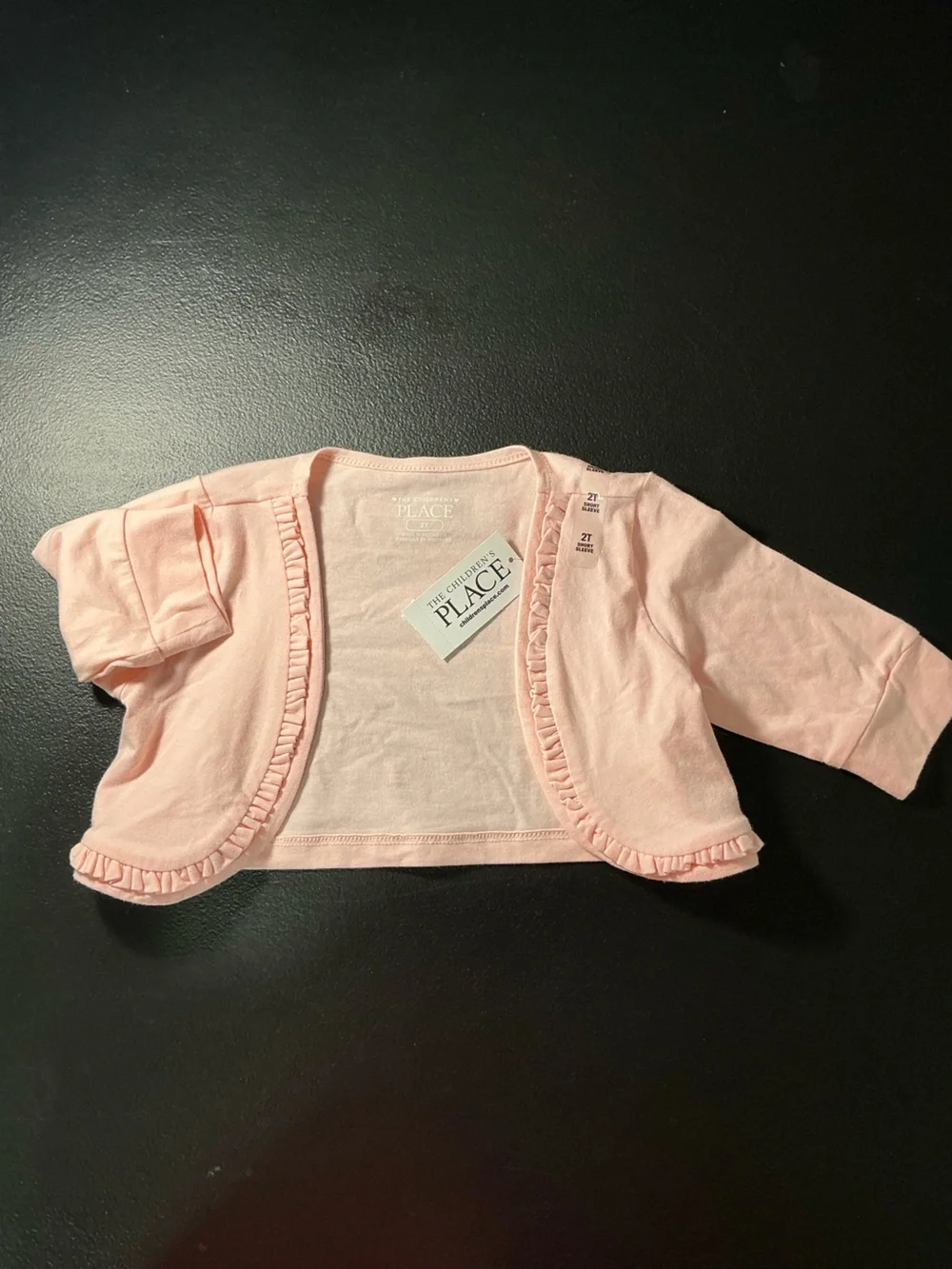 The Children's Place Light Pink Ruffle-Trim Pajama Bolero